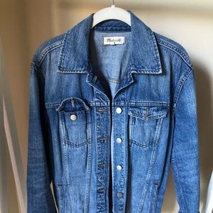 Madewell Oversized Jean Jacket Capstone Wash